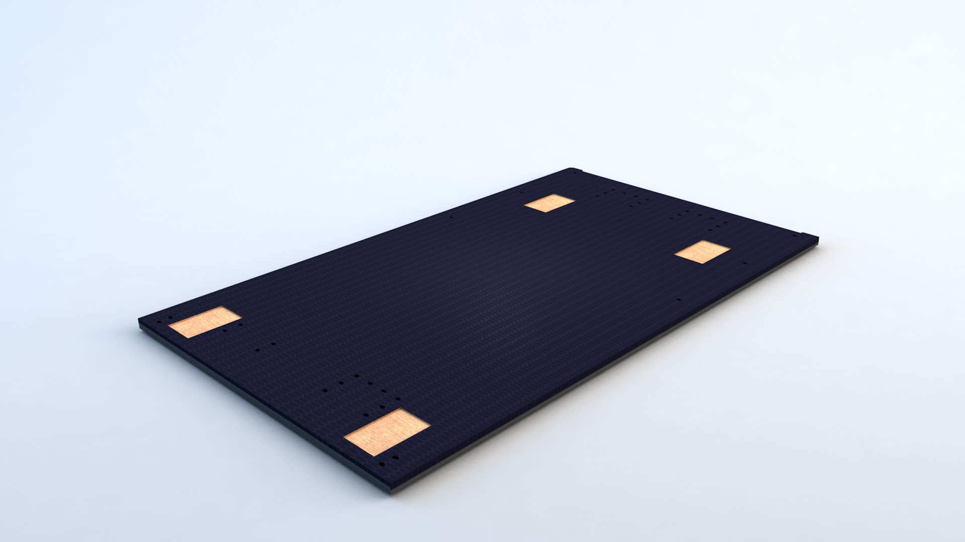 Wood plate for the DYNNOX XL53 with air wheels