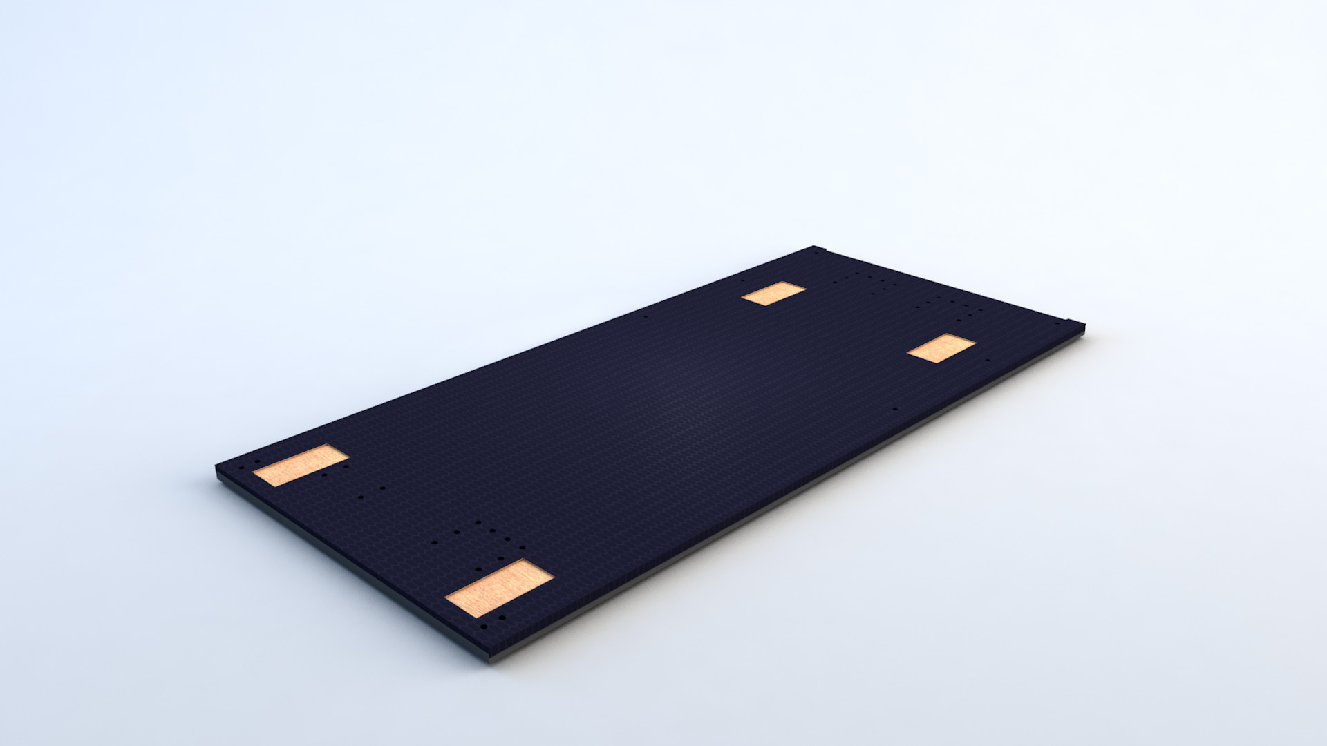 Wood plate for the DYNNOX XL36 with air wheels